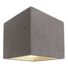 Cube væglampe 1 x 25W G9 H11,5 cm - Mørk betongrå