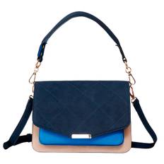 Noella Blanca Multi Compartment Bag (NAVY/SAND/BLUE)