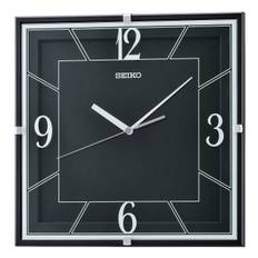 Seiko Clocks Vægur QXA821K - Unisex - 30 cm - Kvarts - Black - 29.6 x 29.6 x 4.1