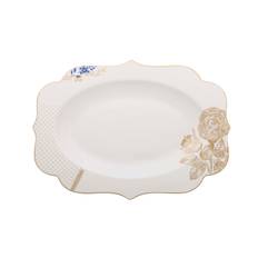 Oval Platter Royal White 40x28.5cm