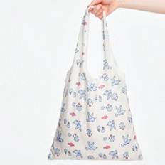 Blue Foldable Bunny Tote Bag For Women - Blue - one-size