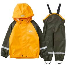 Helly Hansen Kids' Bergen PU Regnsæt Børn, Pine / 128 cm / 8 år