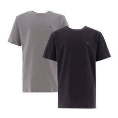 Tommy Hilfiger T-shirt - 2-pak - Medium Grey Heather/Sort - Tommy Hilfiger - 4-5 år (104-110) - T-Shirt