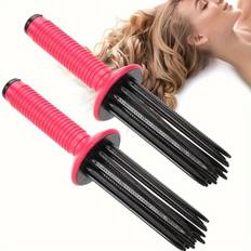 Plastic Hair Curler Comb, Round Hair Brush For Blow Drying, Insert Round Brush, Hair Styling Brush