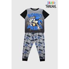 Brand Threads Blue Sonic The Hedgehog Boys Pyjama Set