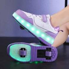 Kids Rechargeable Led Light Up Roller Shoes With Dual Wheels And Multiple Modes Adjustable - Multicolor - EUR34,EUR35,EUR36,EUR37,EUR38,EUR39,EUR40,EUR30,EUR31,EUR32,EUR33