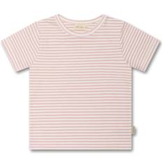 Petit Piao - Organic stribet t-shirt - Rosa - str. 2 år/92 cm