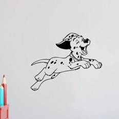 Dalmatian Wall Dog Art Cartoon Decal Vinyl Sticker Decor Decorations For Home  Bedroom Living Room Interior Design - Multicolor - one-size