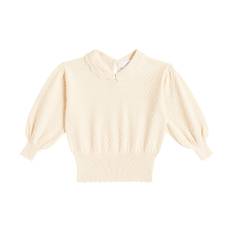 C'era Una Volta Iris cotton sweater - white - 128