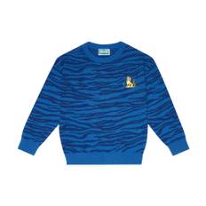 Kenzo Kids Tiger logo cotton jersey sweater - multicoloured - 152