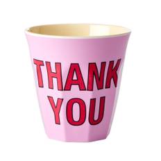 RICE - Krus fra Rice - 'THANK YOU' - Pink