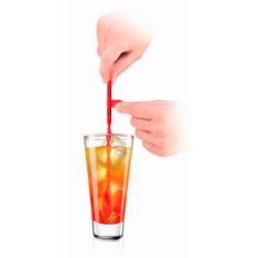 Cocktail ske med til longdrinks, sæt med 3 stk. festlige farver