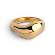 ENAMEL AGNETE LARGE RING GULD