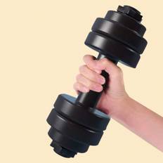ML Water Filled Dumbbell Fitness Sports Yoga Outdoor Portable Barbell Cup - Black - one-size