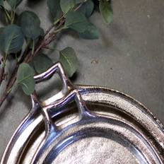 Nordic Trend Studio Edda Oval fad silver Alu - Stor 73cm