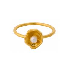 Pernille Corydon Hidden Pearl Ring, Vælg farve Guld, Størrelse 50