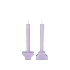 Broste CPH - Figure Chandle / Pilas - Stearinlys - Light Purple - Ø2,6 x W8,6 x L4,5 x H25 cm