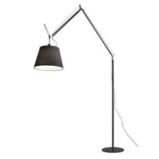 Artemide Tolomeo Mega Floor Lamp Black - Gulvlamper Aluminium Sort - 305037+305038+305039