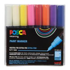 Uni Posca Markers PC-1M, 16set Standard Colours