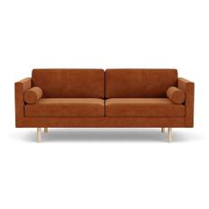 Henry 3 Personers Sofa - Moss Rust