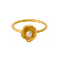 Pernille Corydon Hidden Pearl Ring, Vælg farve Guld, Størrelse 59