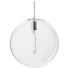 Design House Stockholm Luna Pendel Inklusiv Lyspære 40 Cm - Loftslamper Opalglas Klar - 2651-0000