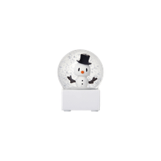 Snowman Snow Globe Hoptimist I White Fra Hoptimist - Hvid / B10xL10xH11.7 cm