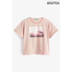 Benetton Girls Pink T-Shirt