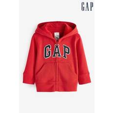 Gap Red Logo Zip Up Hoodie (6mths-5yrs)