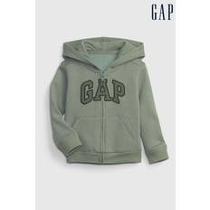 Gap Green Logo Zip Up Hoodie (12mths-5yrs)