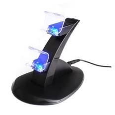 Playstation 4 Controller dual charger. Bluelight Charging Dock.