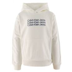 Calvin Klein Hættetrøje - HWK - Recycled - Greige - Calvin Klein - 8 år (128) - Hættetrøje