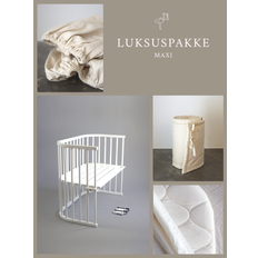 Luksuspakke - Babybay Maxi bedside crib - Grå