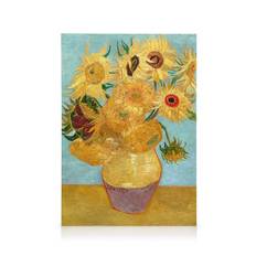 Van Gogh - Vase with Twelve Sunflowers Lærred (50x70 cm) - Lærred