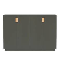 Asplund - Frame 160 Medium Covered Doors - Green Khaki / Natural Leather