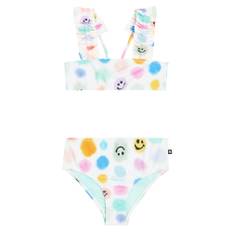 Molo Polka-dot ruffled bikini - white - Y 13/14