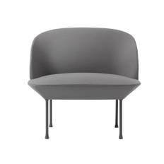 Muuto - Oslo Lounge Chair, Steelcut Trio 966/Dark Grey Legs