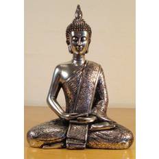 Siddende Buddha i polyresin