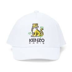 Kenzo Kids Logo cotton baseball cap - multicoloured - 50