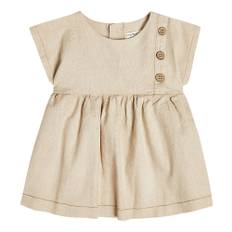 1 + in the Family Baby Isabella linen and cotton-blend vest - beige - 74
