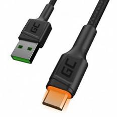 Green Cell Cable Ray USB-A - microUSB...