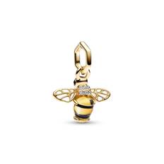 Pandora - Bee dangle charm 14 kt. unik guldbelagt metalblanding
