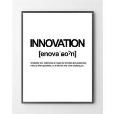 Design plakater - Innovation - 30x40 cm.