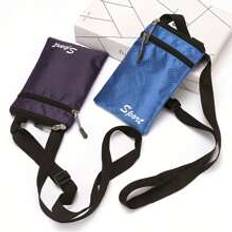 Blue Mobile Phone Bag Fashion Outdoor Crossbody Shoulder Bag MultiPurpose Mini Coin Bag ID Holder - Blue