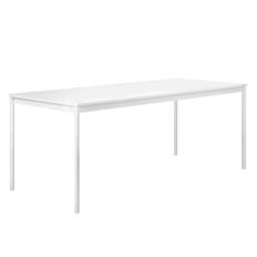 Muuto Base Dining Table 190x85 White - Spisebord & Barbord Aluminium Hvid - 64021