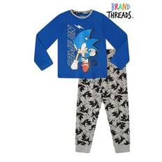 Brand Threads Blue Sonic The Hedgehog Boys Pyjama Set