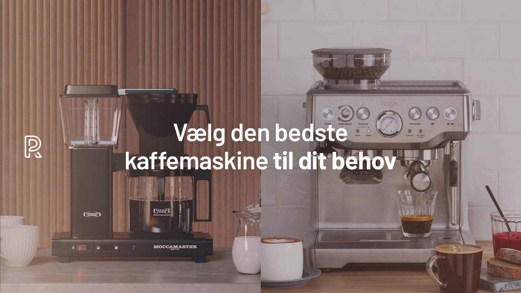 Vælg den bedste kaffemaskine til dit behov