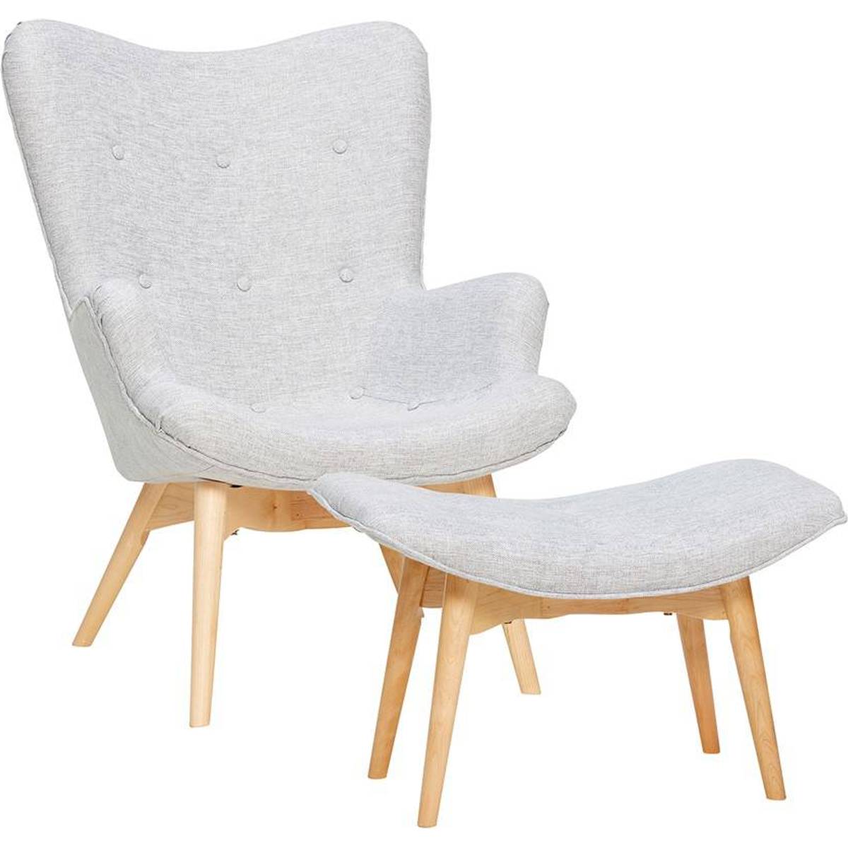 Lænestol med skammel møbler • Find billigste pris hos PriceRunner nu »