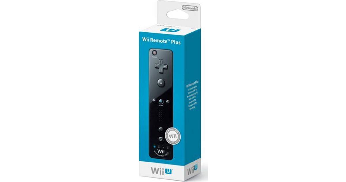 Nintendo Wii U Remote Plus - Black • Se PriceRunner »
