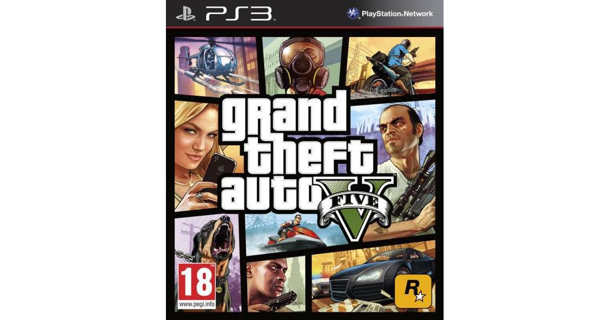 Grand Theft Auto V (9 butikker) • Se hos PriceRunner »